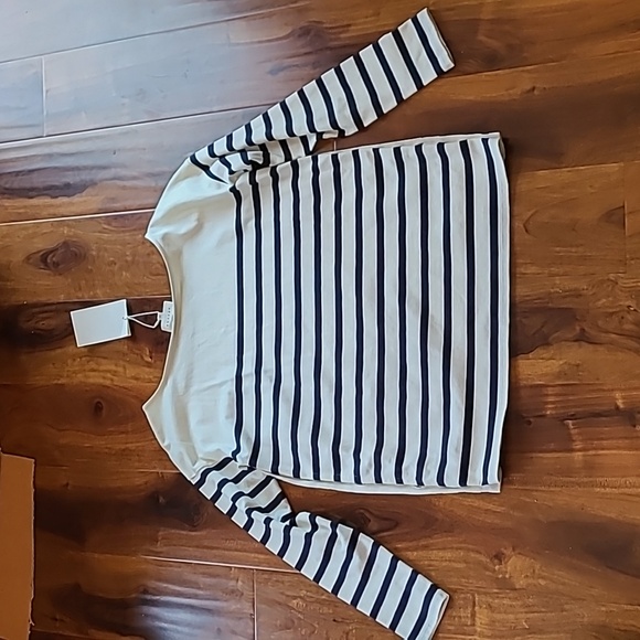 🌸Host Pick🌸 Sezane Noan Stripe Top with Side Buttons - Picture 12 of 13